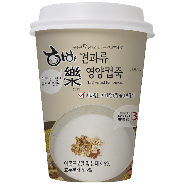 견과류 영양 컵죽-제품정면